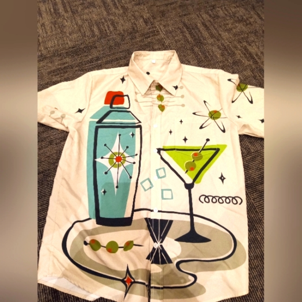 Funky men's button down